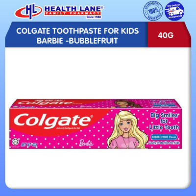 COLGATE TOOTHPASTE FOR KIDS MINION -BUBBLEFRUIT 40G